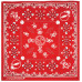Good Ol' Grateful Dead Bandana Red 22x22 **RESERVE NOW FOR AUGUST DELIVERY**  
