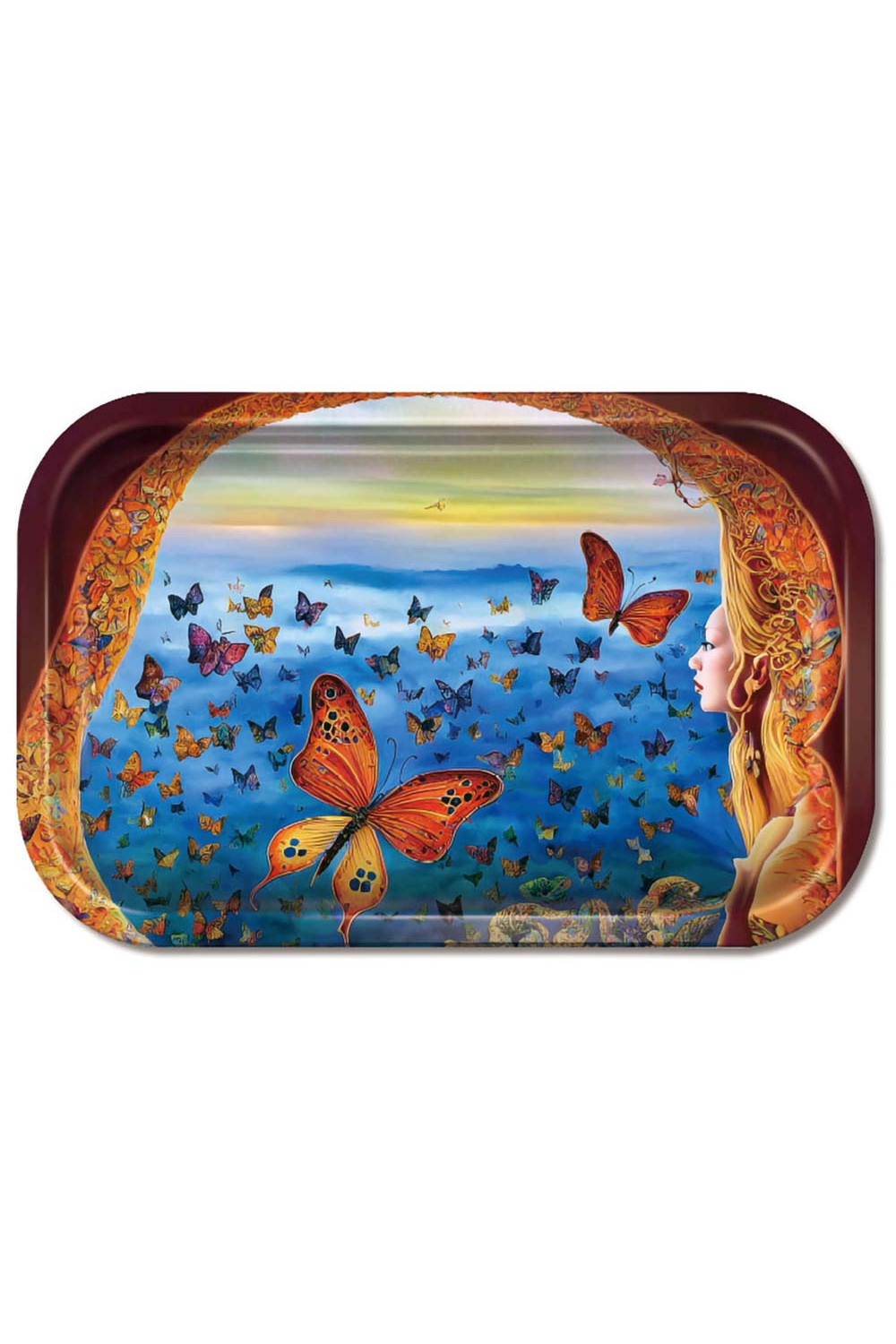Butterfly Hair Whisperer Large Rolling Tray