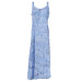 Hary Dary Long Strap Dress Multicolored Blue