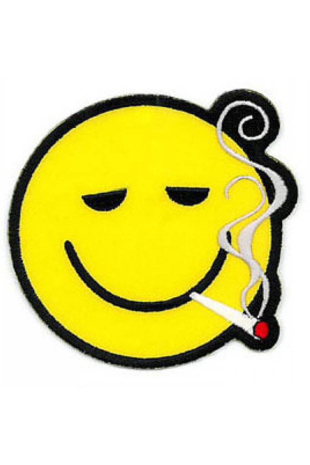 Smoking Smiley Patch