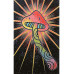 Space Mushroom Mini Tapestry 30x45 - Art by Taylar McRee 
