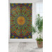 3D Green & Gold Burst Tapestry 60x90 - Art by Chris Pinkerton  **SALE**
