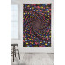 3D Shroom Spiral Tapestry 60x90 - Art by Dina June Toomey