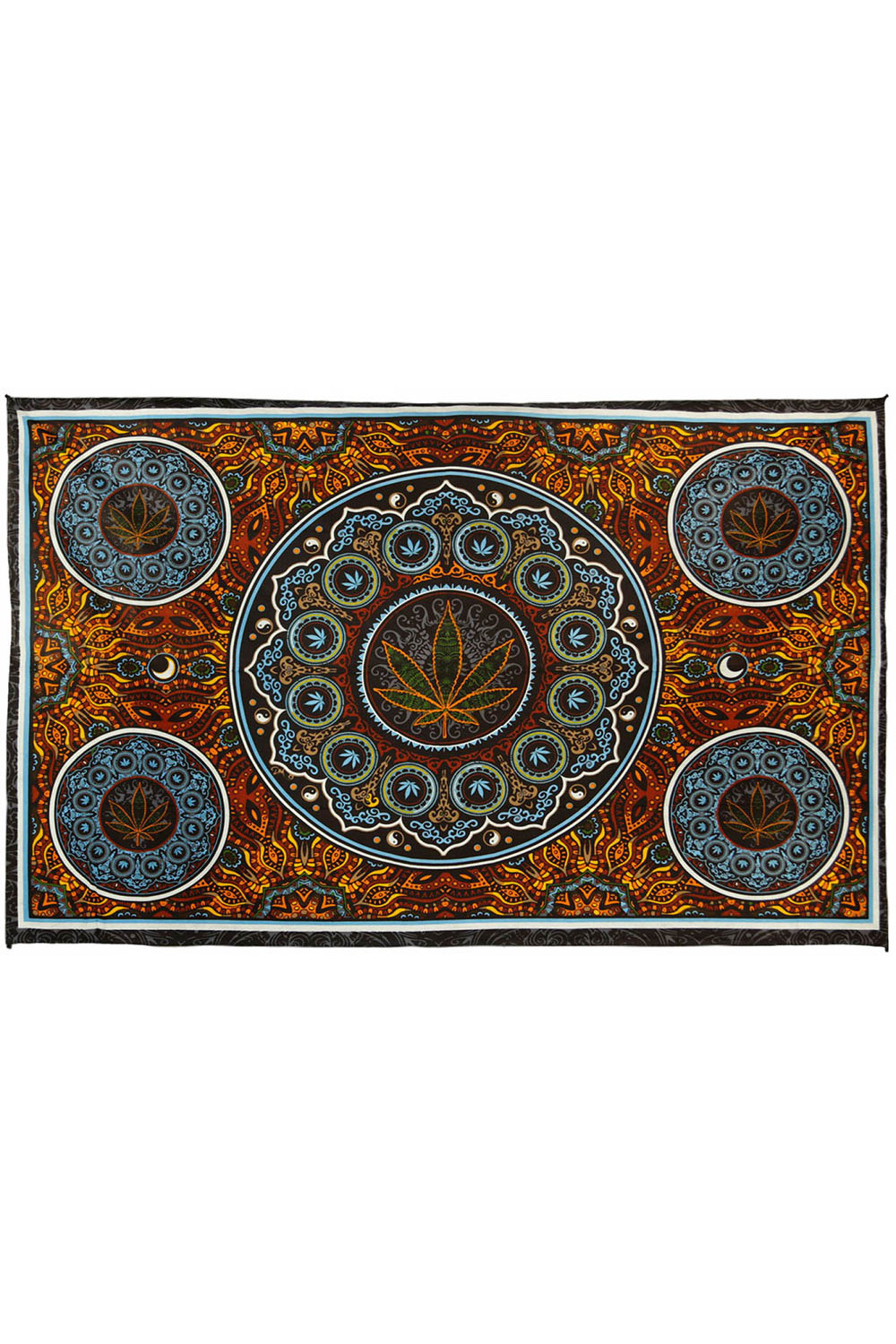 3D Marijuana Leaf Tapestry 60x90 - Art by Dan Morris   **SALE**