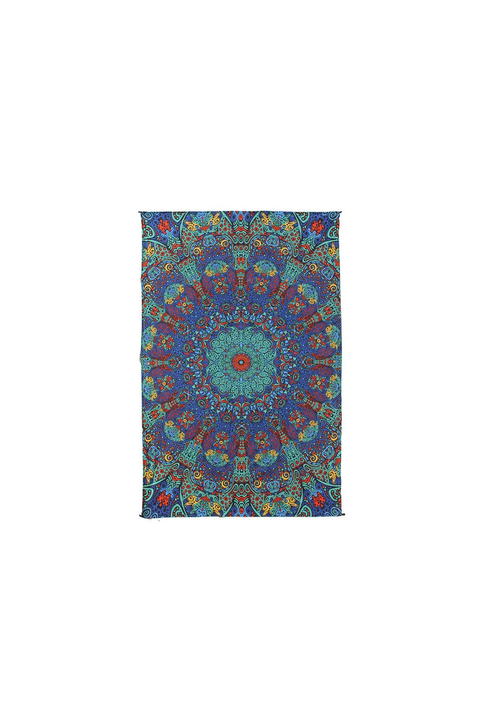 3D Psychedelic Blue Burst Mini Tapestry 30x45 Art by Chris Pinkerton