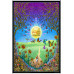 Woodstock Back To The Garden Heady Art Print Mini Tapestry 30x45 - Artwork by Mike DuBois 