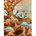 Enlightenment Heady Art Print Tapestry 53x85 - Artwork by Mike DuBois 
