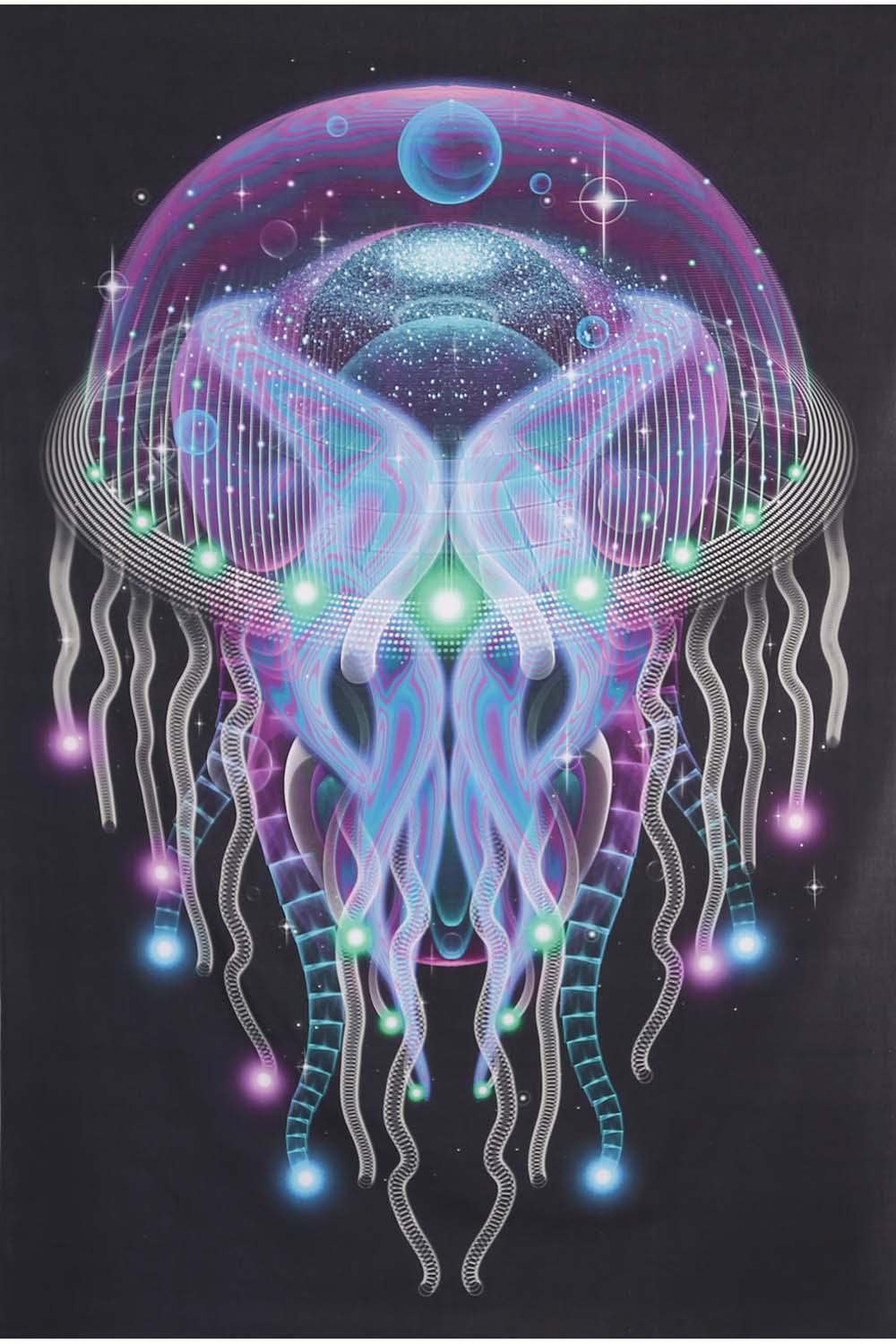 Psychezoa Luminosum Heady Art Print Mini Tapestry 30x45 - Artwork by Samuel Farrand