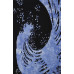 Zest For Life Ocean Wave Tapestry Blue Tie Dye 52x80"
