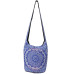Mandala Zip Top Hobo Bag Blue/Purple