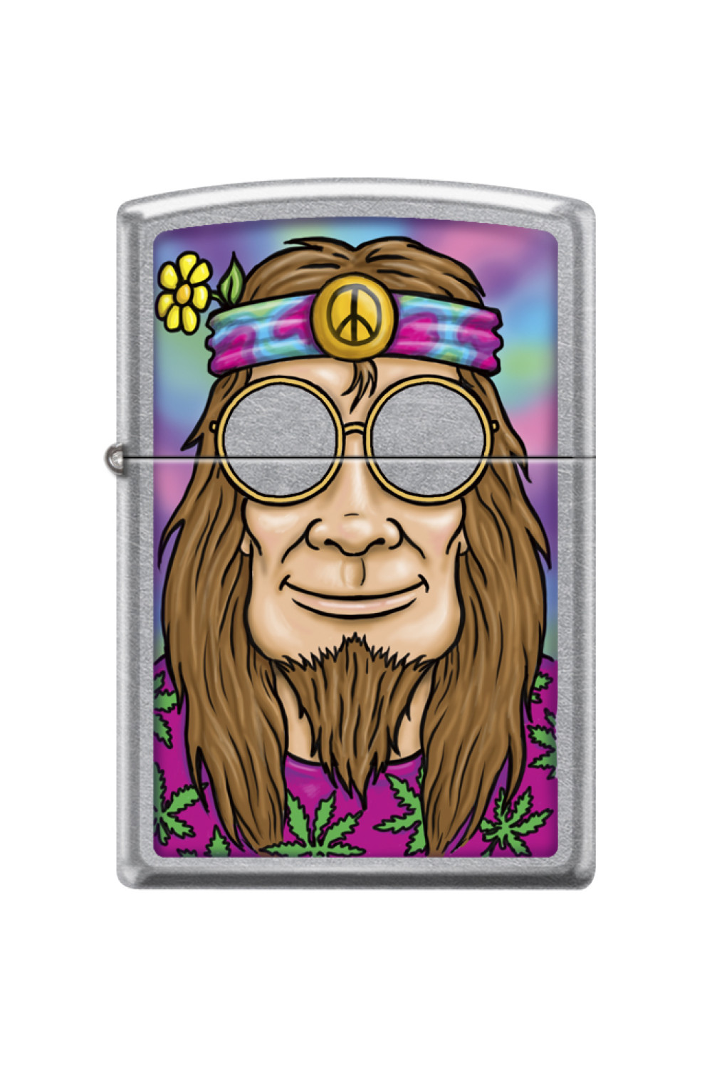 Hippie Guy  Zippo Lighter