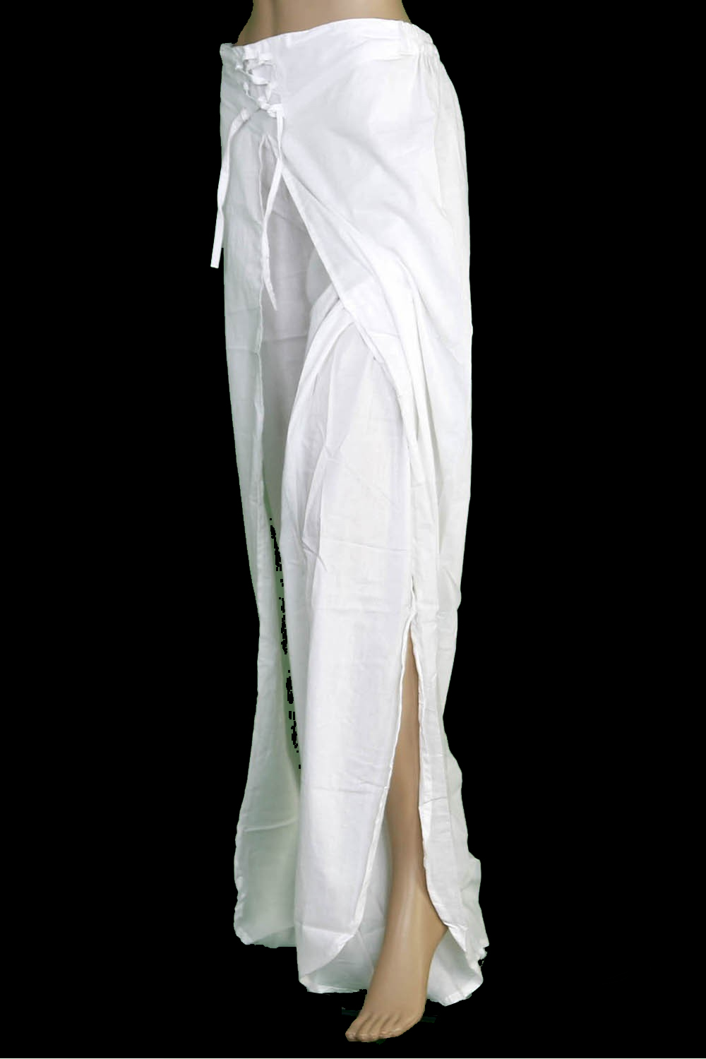 Blank White Wrap Pants for Tie-Dyeing 100% Rayon *CLEARANCE*