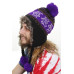 Grateful Dead Bears Ski Hat Purple
