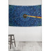 3D Pink Floyd The Dark Side of the Moon Lyrics Blue Tapestry 60x90 - Art by Chris Pinkerton 
