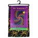 3D Rainbow Skeletons Spiral Tapestry 60x90 - Art by Dina June Toomey  