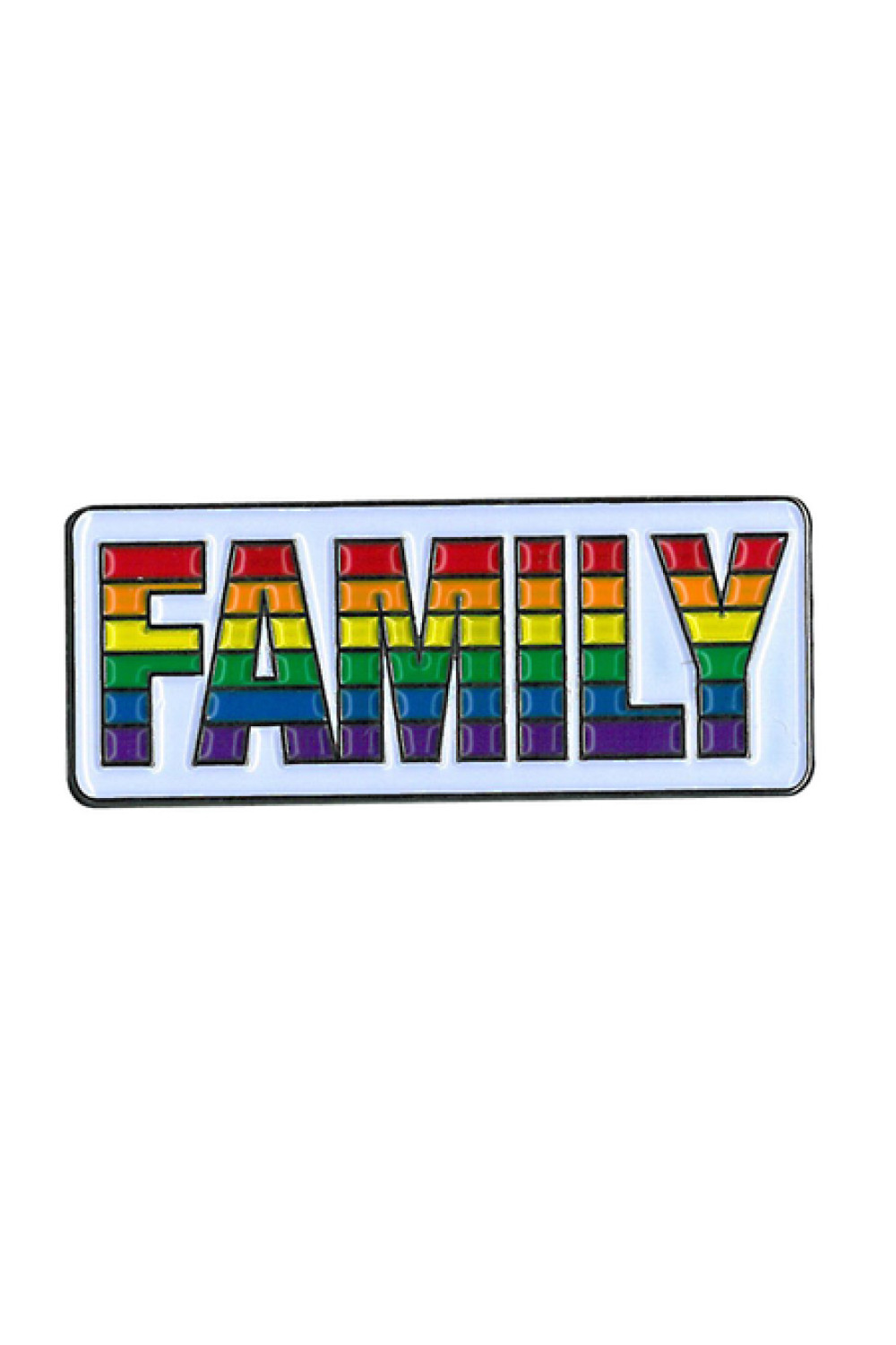 Rainbow Family Enamel Pin 1.25"