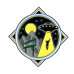 Roswell Alien UFO Jumbo Enamel Pin 2"