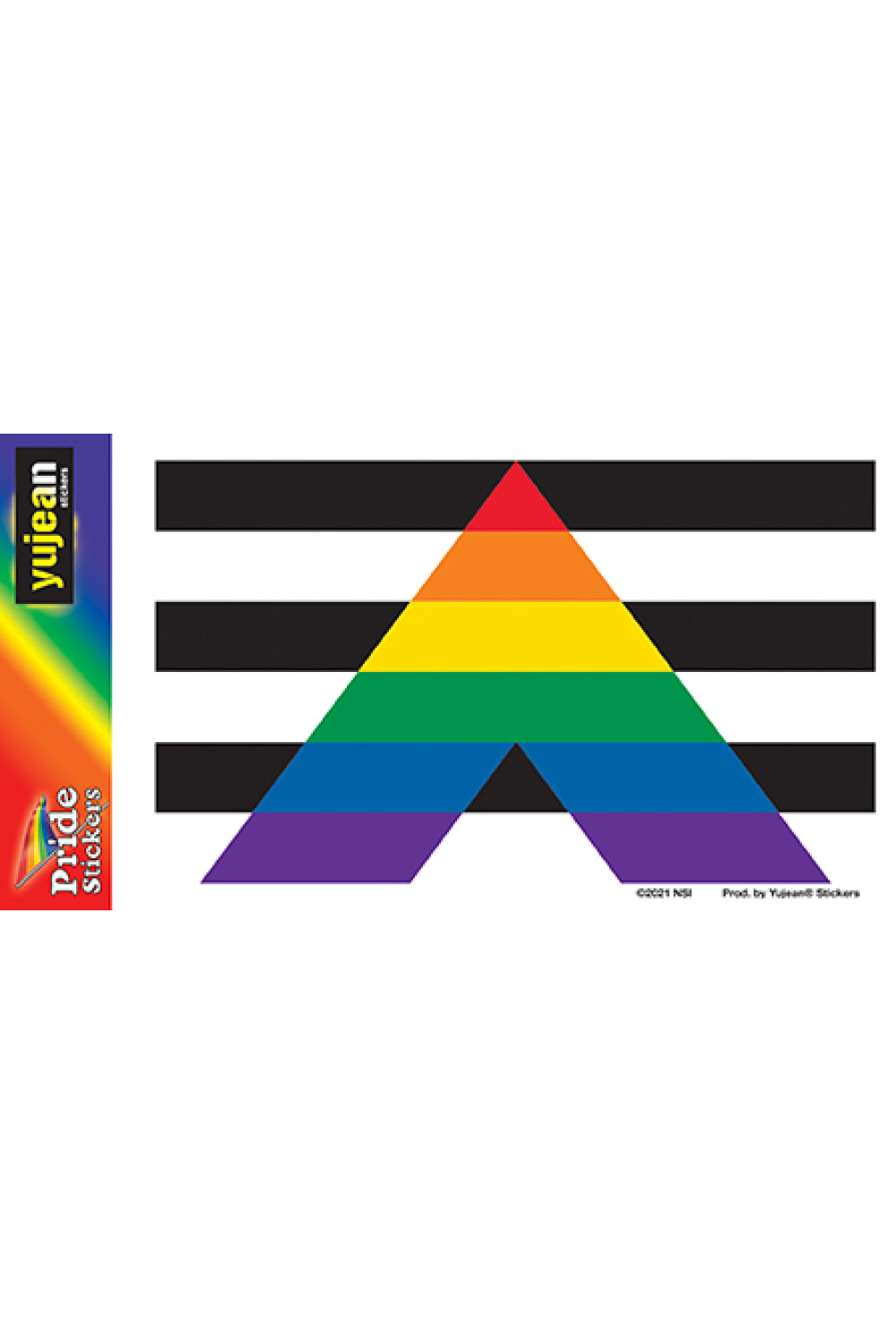 Ally Flag Sticker 5.25"